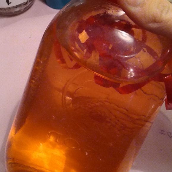 Homemade ribbon globe with phone stand - Picture 4 of 4